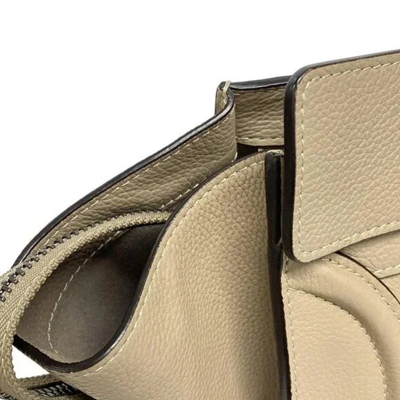 CELINE Luggage Mini Shopper 165213LUG.03UN Beige Drummed calfskin Handbag - Picture 14 of 16